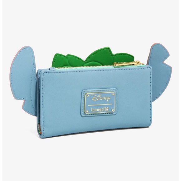 NWT 👾🌺 Loungefly Disney Lilo & Stitch Luau Stitch Wallet - Picture 4 of 6